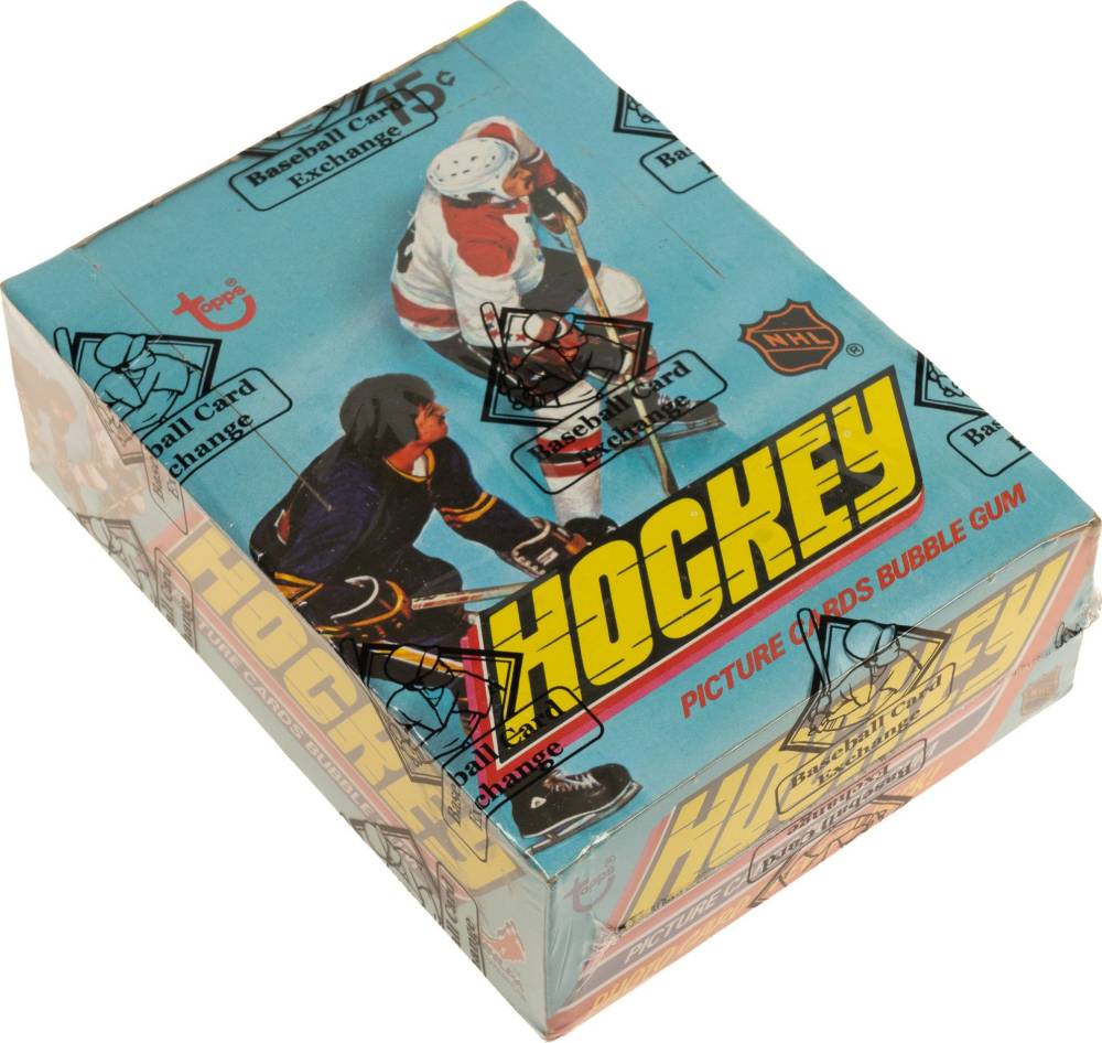 1977 Topps Wax Pack Box #WPB Hockey Card