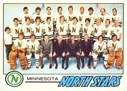 1977 Topps North Stars Team #79 Hockey Card