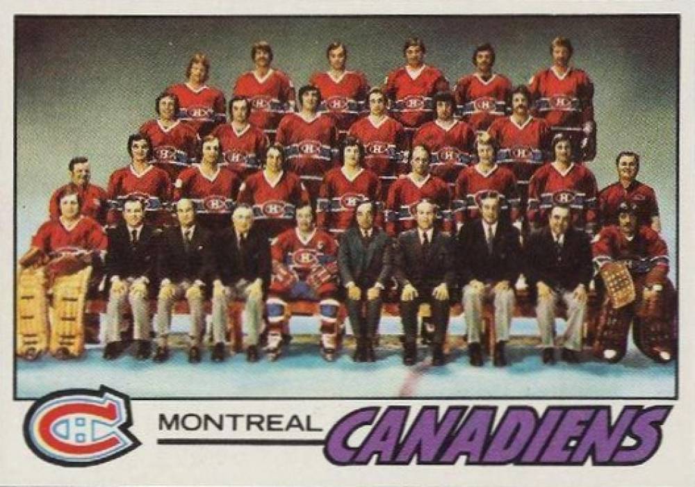 1977 Topps Canadiens Team #80 Hockey Card