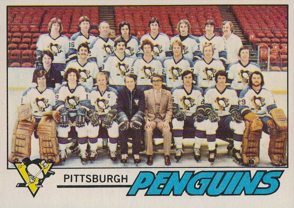 1977 Topps Penguins Team #84 Hockey Card