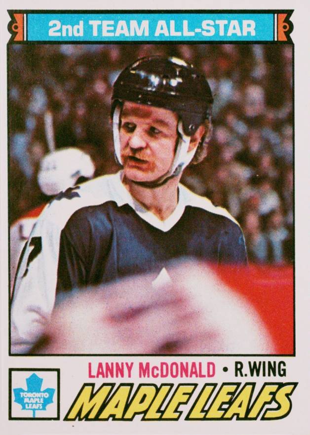 1977 Topps Lanny McDonald #110 Hockey Card