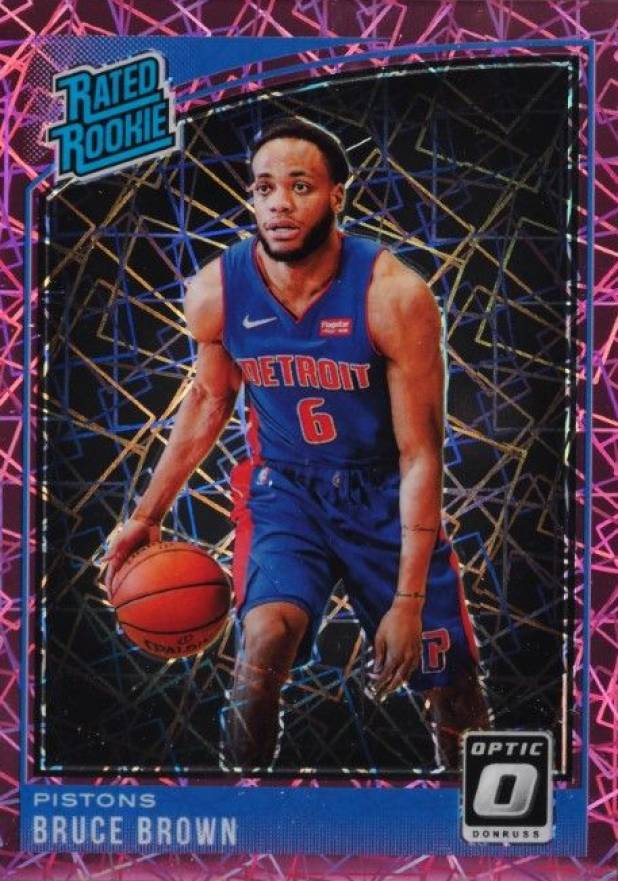 2018 Panini Donruss Optic Bruce Brown #161 Basketball Card