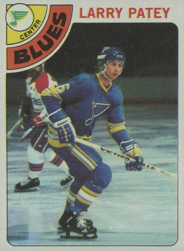 1978 Topps Larry Patey #8 Hockey Card