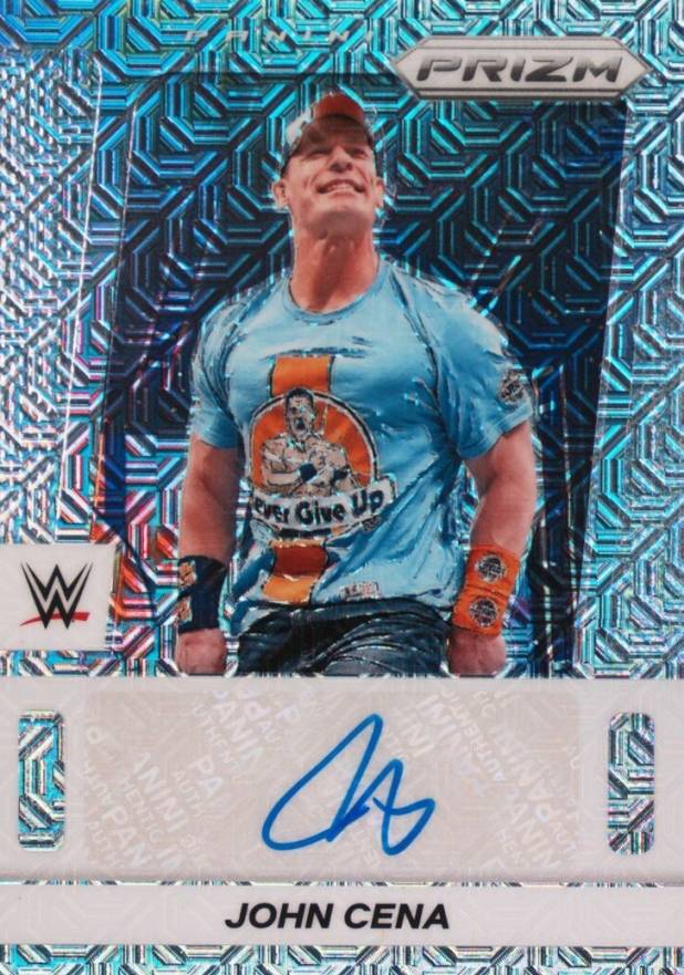 2024 Panini Prizm WWE Throwback Signatures John Cena #TSJCN Other Sports Card