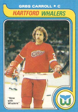 1979 Topps Greg Carroll #184 Hockey Card