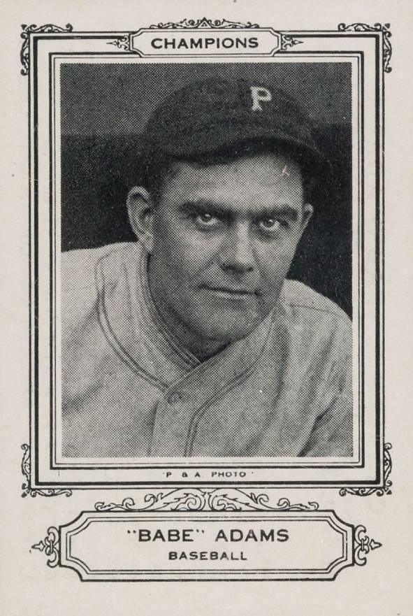 1926 Spalding Champion "Babe" Adams # Baseball Card