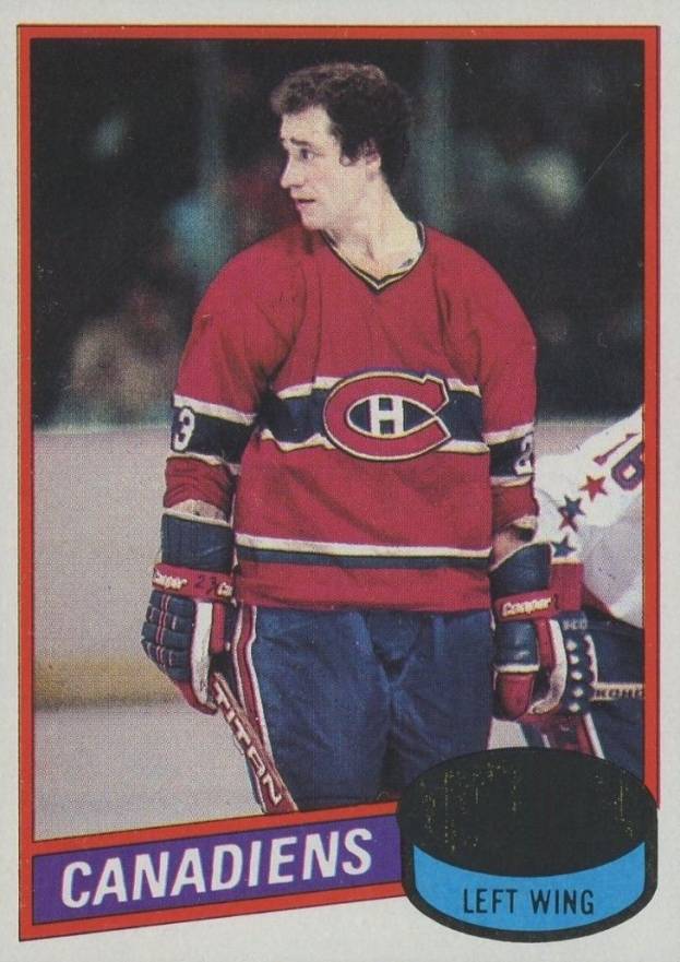 1980 Topps Bob Gainey #58 Hockey Card