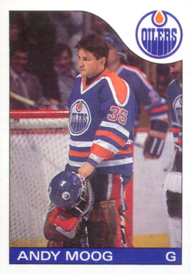 1985 O-Pee-Chee Andy Moog #12 Hockey Card