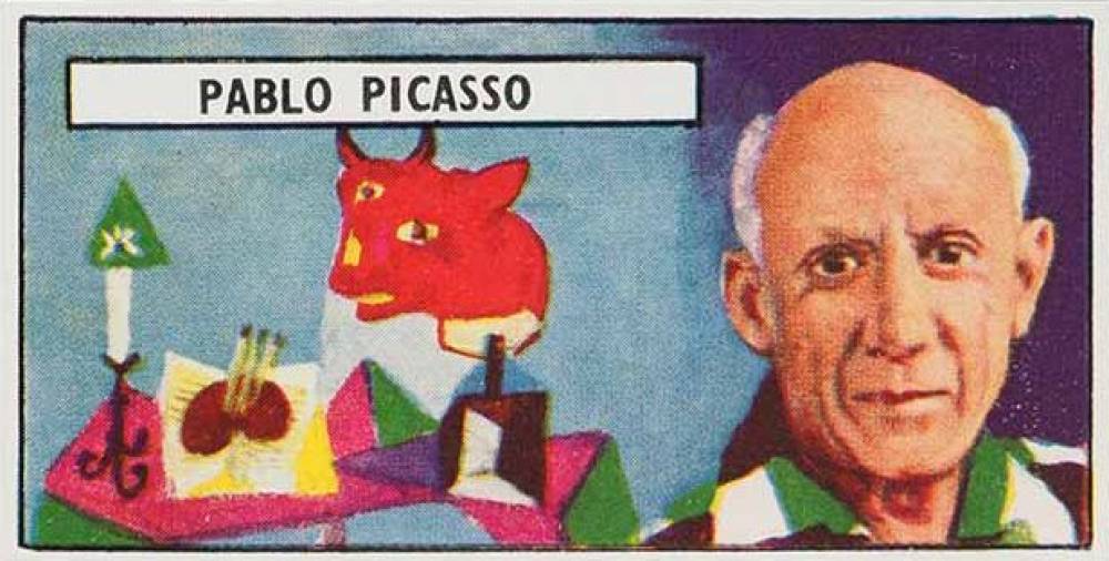 1966 Lyons Maid Famous People Pablo Picasso #46 Non-Sports Card