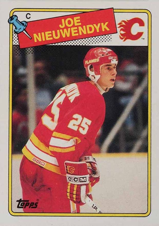 1988 Topps Joe Nieuwendyk #16 Hockey Card