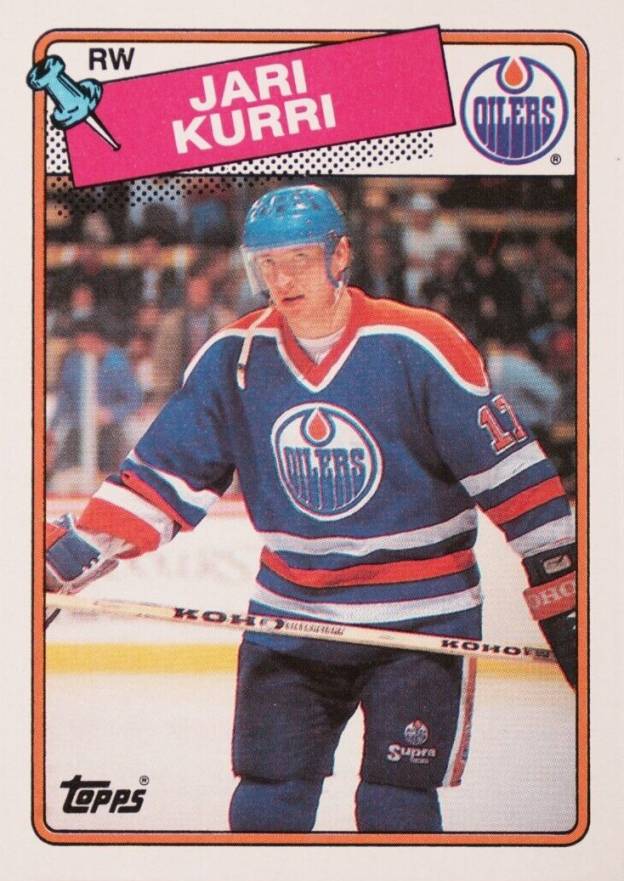 1988 Topps Jari Kurri #147 Hockey Card