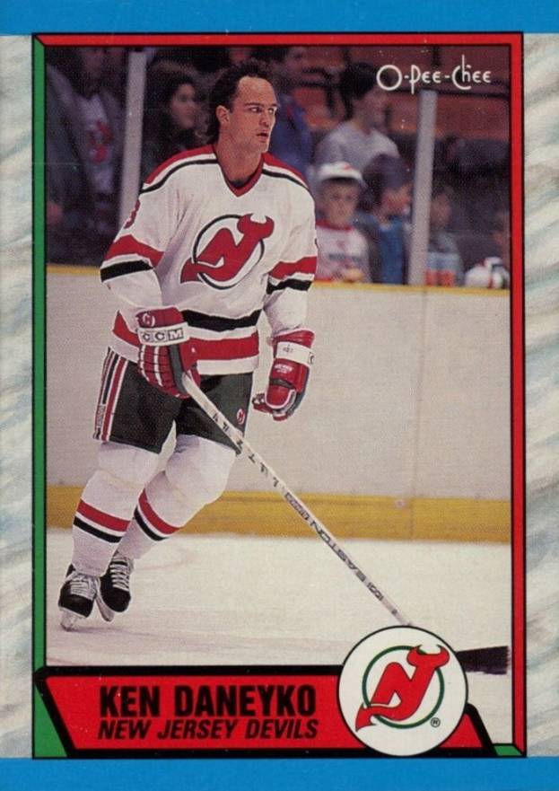 1989 O-Pee-Chee Ken Daneyko #243 Hockey Card