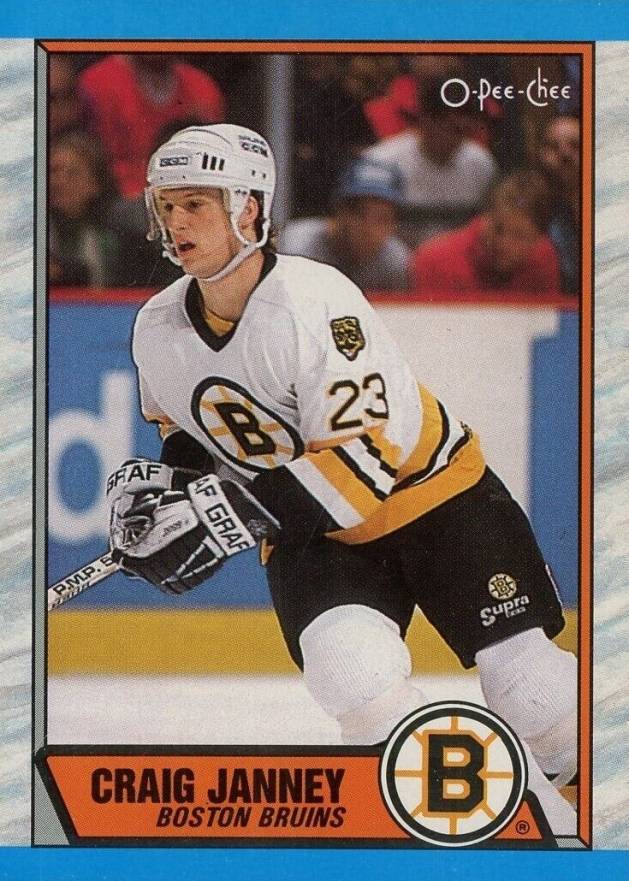 1989 O-Pee-Chee Craig Janney #190 Hockey Card