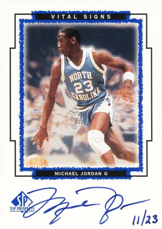 1999 SP Top Prospects Vital Signs Michael Jordan #MJ Basketball Card