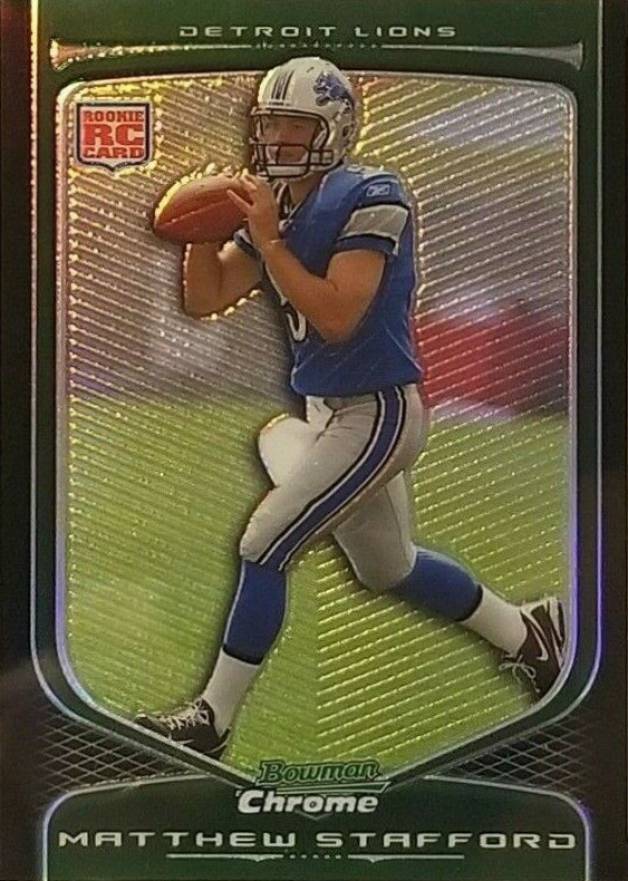 2009 Bowman Chrome Matthew Stafford #111 Football Card