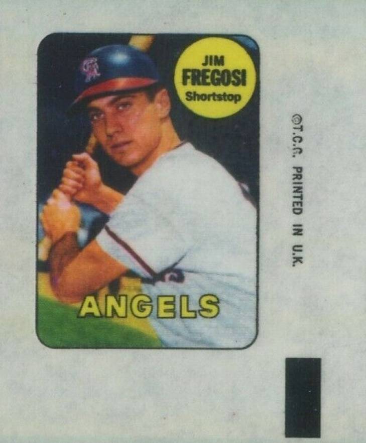 1969 Topps Decals Jim Fregosi # Baseball Card