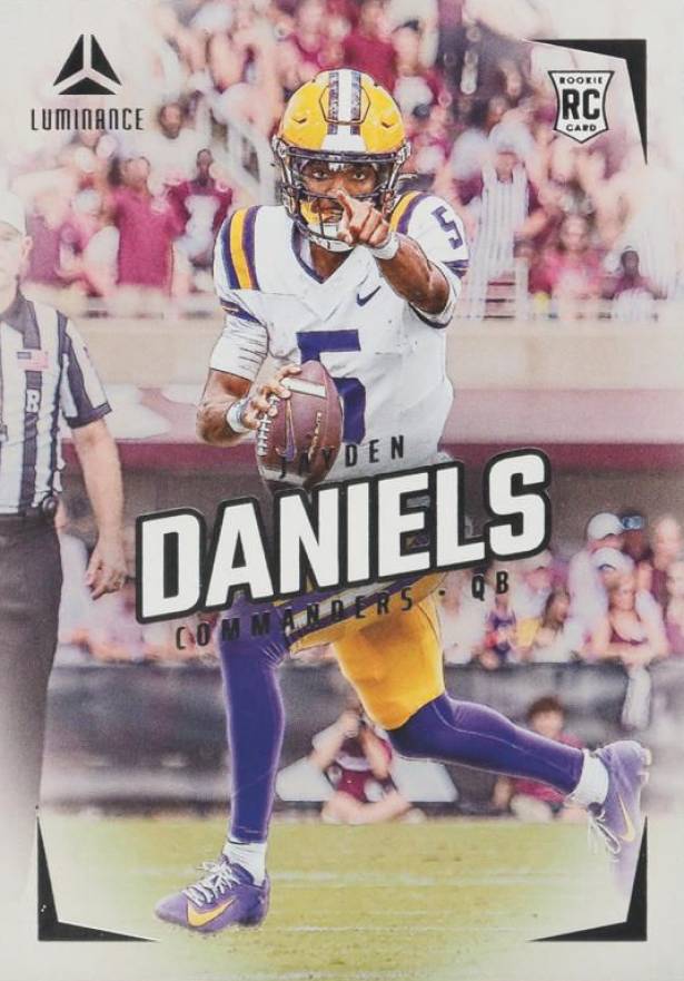 2024 Panini Luminance Jayden Daniels #102 Football Card