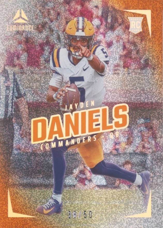 2024 Panini Luminance Jayden Daniels #102 Football Card