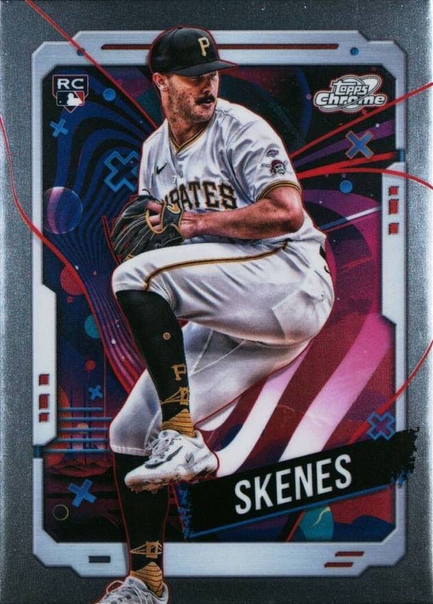 2024 Topps Chrome Cosmic Paul Skenes #30 Baseball Card