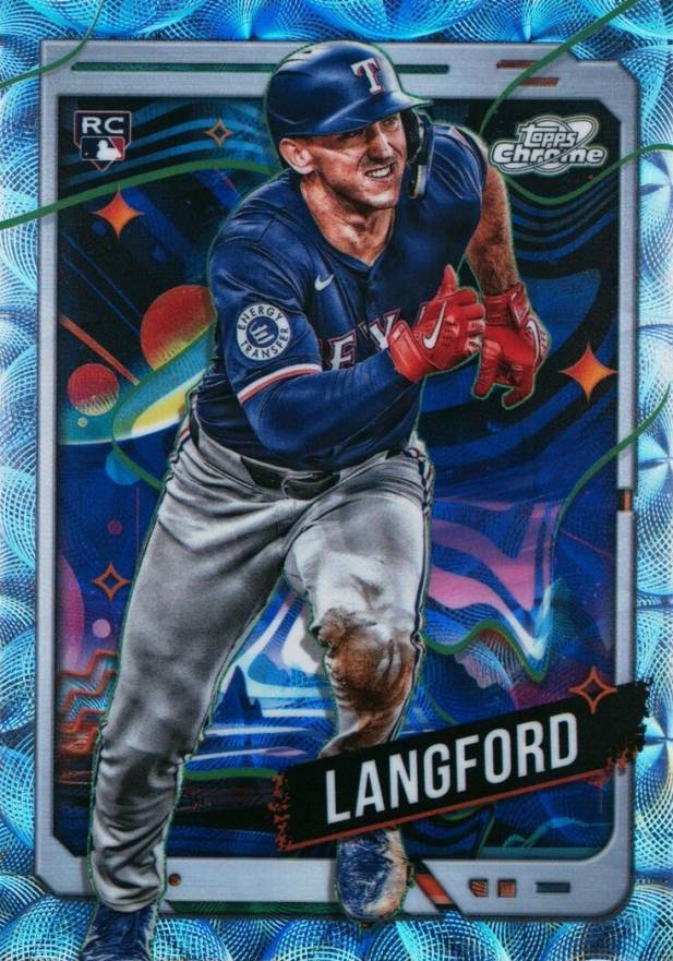 2024 Topps Chrome Cosmic Wyatt Langford #139 Baseball Card