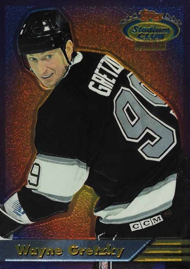 1993 Stadium Club Finest Wayne Gretzky #1 Hockey Card