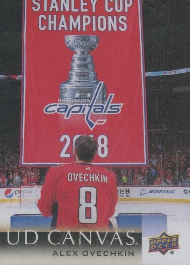 2018 Upper Deck Canvas Alexander Ovechkin #C203 Hockey Card