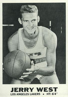 1968 Topps Test Jerry West #19 Basketball Card