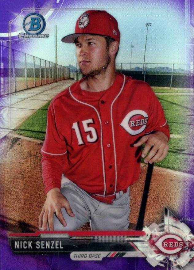 2017 Bowman Chrome Prospects Nick Senzel #BCP225 Baseball Card