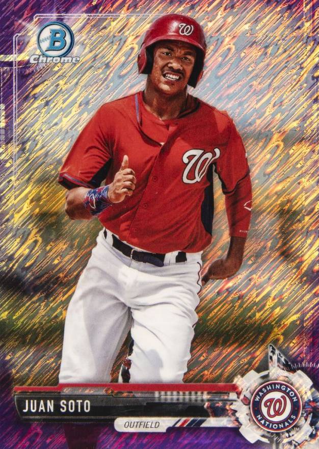 2017 Bowman Chrome Prospects Juan Soto #BCP180 Baseball Card