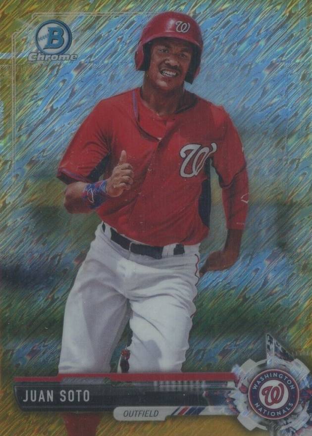 2017 Bowman Chrome Prospects Juan Soto #BCP180 Baseball Card