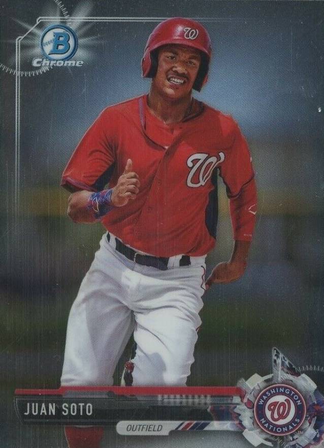 2017 Bowman Chrome Prospects Juan Soto #BCP180 Baseball Card