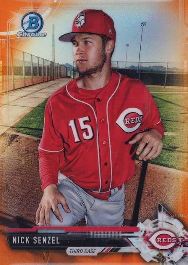 2017 Bowman Chrome Prospects Nick Senzel #BCP225 Baseball Card