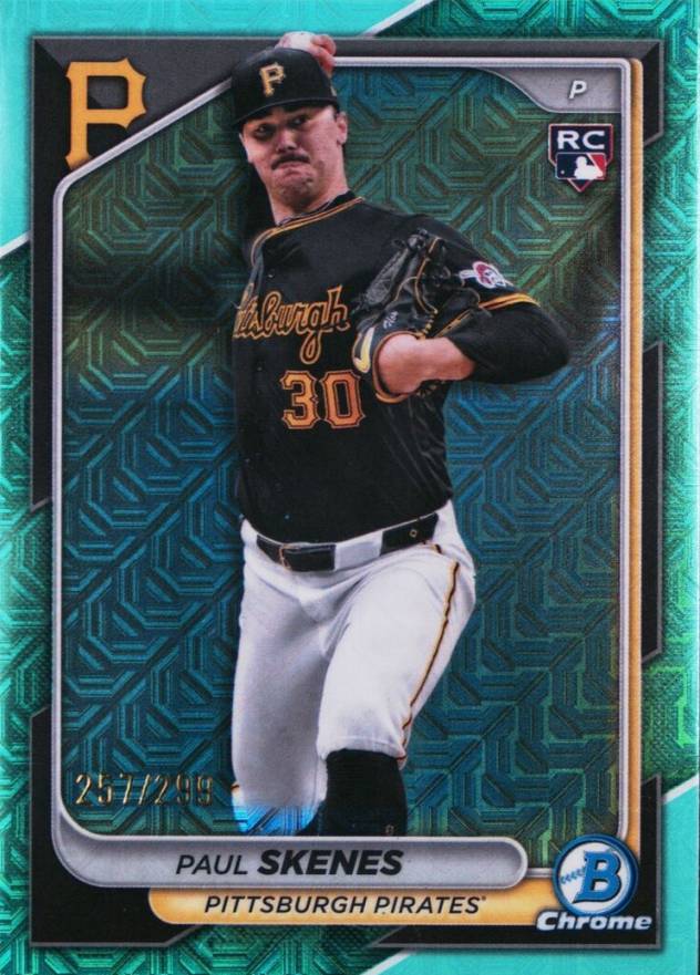 2024 Bowman Chrome Mega Box Paul Skenes #31 Baseball Card