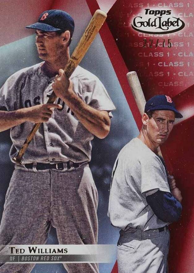 2018 Topps Gold Label  Ted Williams #22 Baseball Card