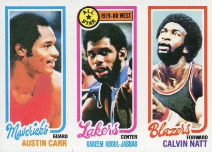 1980 Topps Carr/Abdul-Jabbar/Natt # Basketball Card