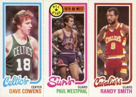 1980 Topps Cowens/Westphal/Smith # Basketball Card