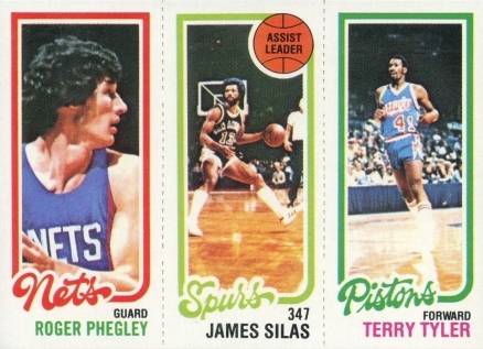 1980 Topps Phegley/Silas/Tyler # Basketball Card