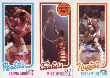 1980 Topps Murphy/Mitchell/Wilkerson # Basketball Card