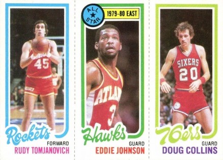 1980 Topps Tomjanovich/Johnson/Collins # Basketball Card