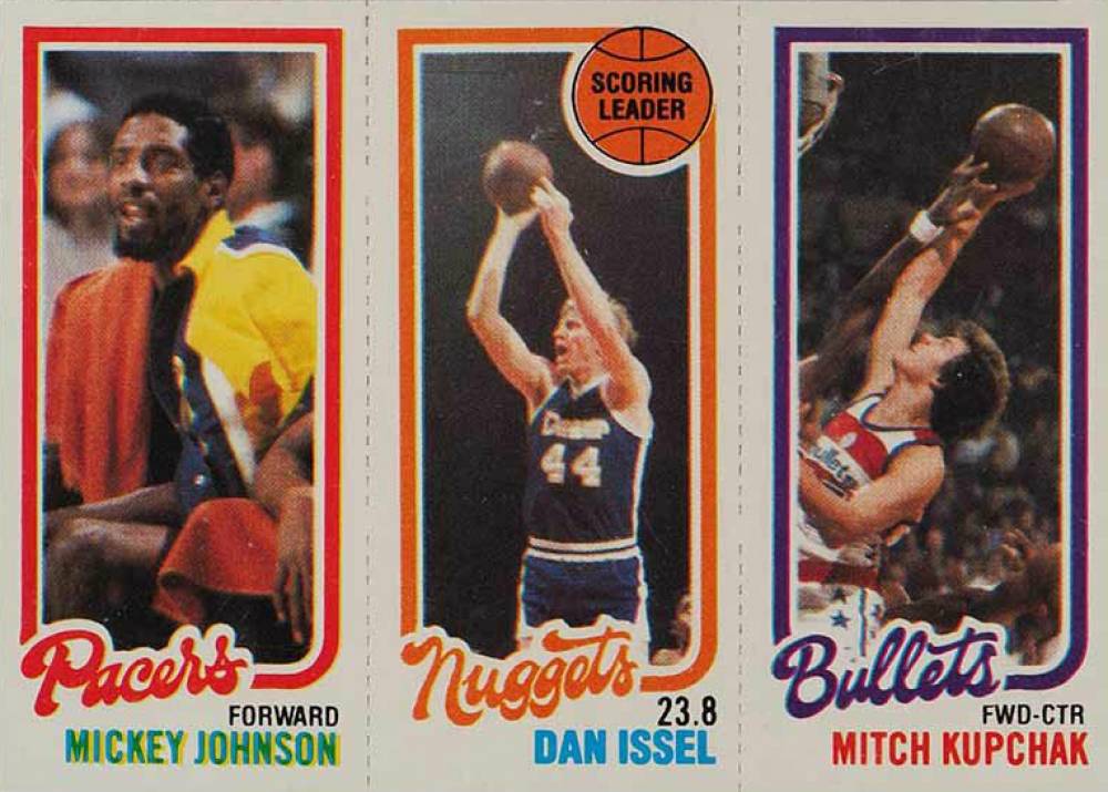 1980 Topps Johnson/Issel/Kupchak # Basketball Card