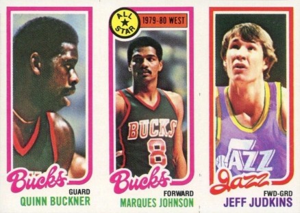 1980 Topps Buckner/Johnson/Judkins # Basketball Card