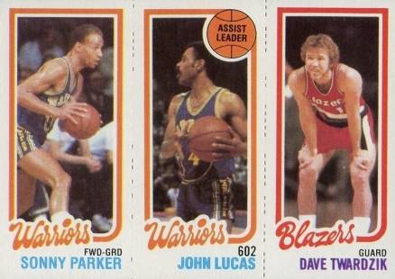 1980 Topps Parker/Lucas/Twardzik # Basketball Card