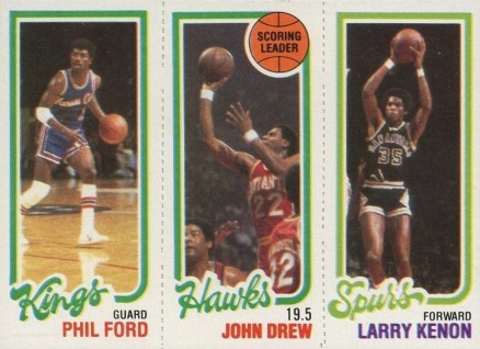 1980 Topps Ford/Drew/Kenon # Basketball Card