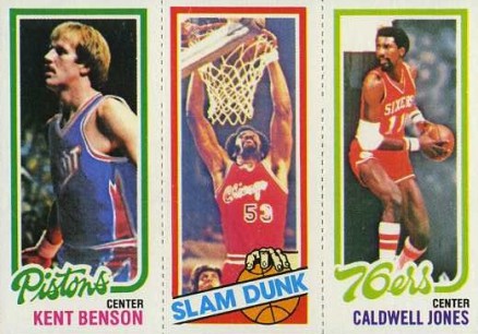 1980 Topps Benson/Gilmore/Jones # Basketball Card