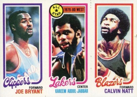 1980 Topps Bryant/Abdul-Jabbar/Natt # Basketball Card