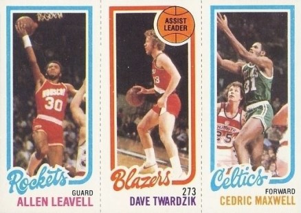 1980 Topps Leavell/Twardzik/Maxwell # Basketball Card