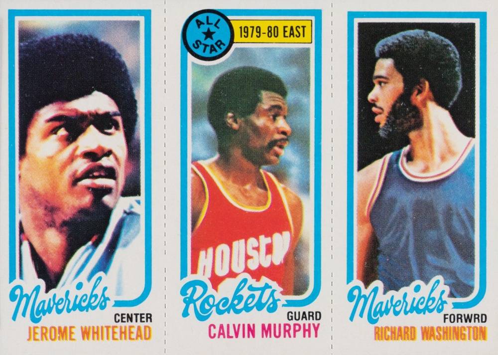 1980 Topps Whitehead/Murphy/Washington # Basketball Card
