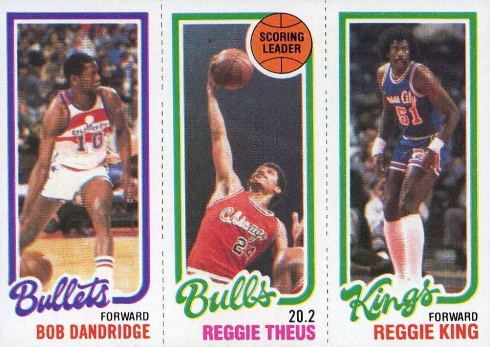 1980 Topps Dandridge/Theus/King # Basketball Card