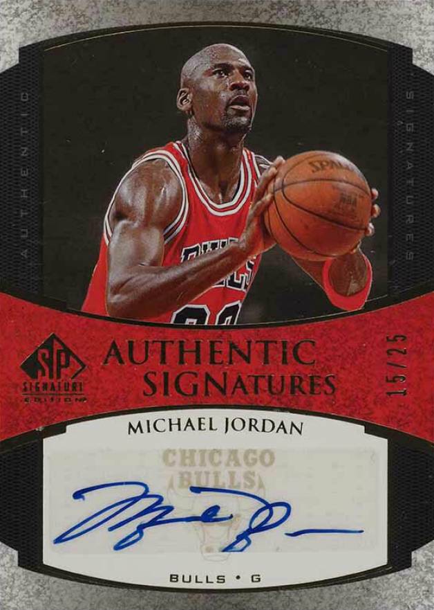 2005 SP Signature Authentic Signature Michael Jordan #AS-MJ Basketball Card