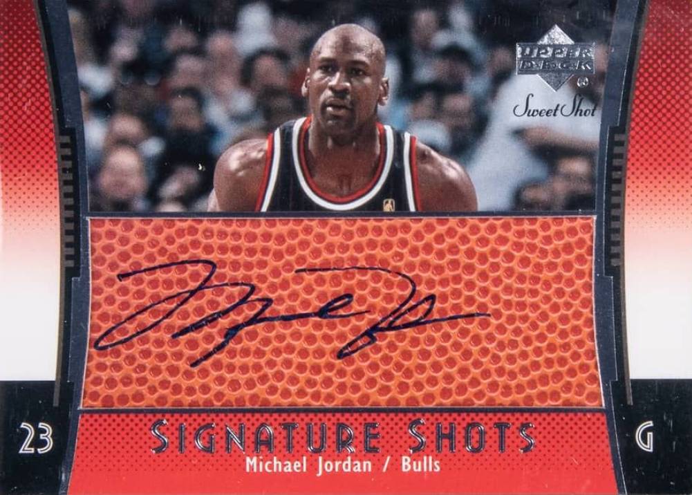 2004 Upper Deck Sweet Shot Signature Shots Michael Jordan #SS-MJ Basketball Card